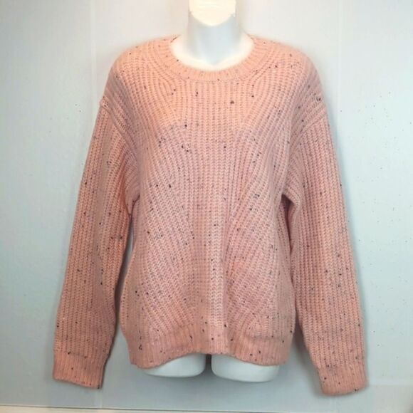 Copper Key pink knit speckled scoop neck long-sleeve sweater XXL - Picture 1 of 10